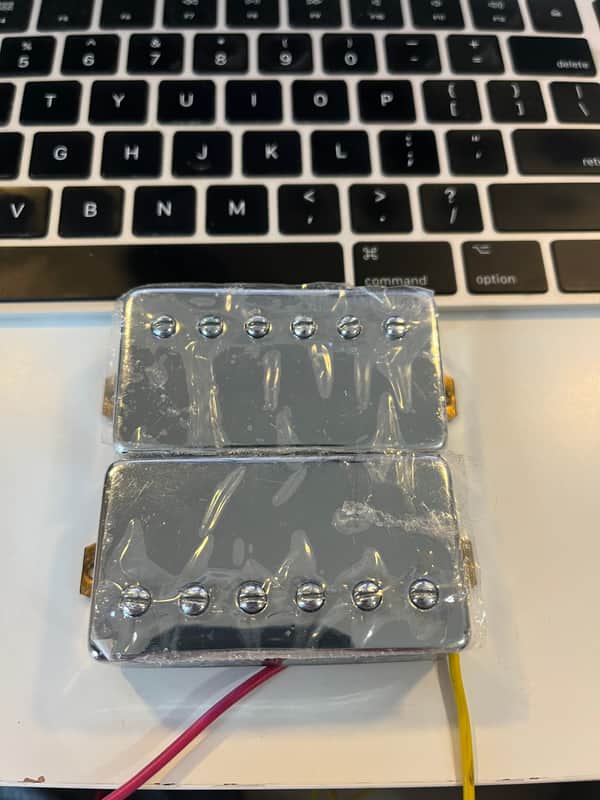 OEM Humbucker Pickup Set - Chrome 2020’s - Chrome image 1