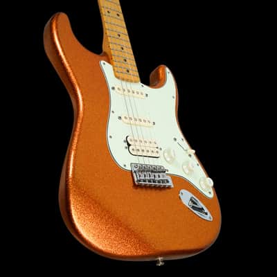 Fender 2010 FSR HSS Standard Stratocaster MN Limited Edition Sunfire Orange Flake image 2