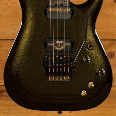 Schecter C-1 FR S 50th Anniversary - Ebony - Gold Burst image 3