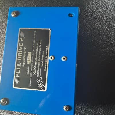 Fulltone Full-Drive 2 Mosfet 2007 - 2018 - Blue image 3