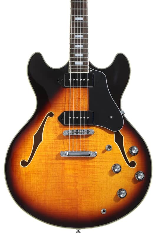 Sire Larry Carlton H7V Semi-hollowbody Electric Guitar - Vintage Sunburst image 1