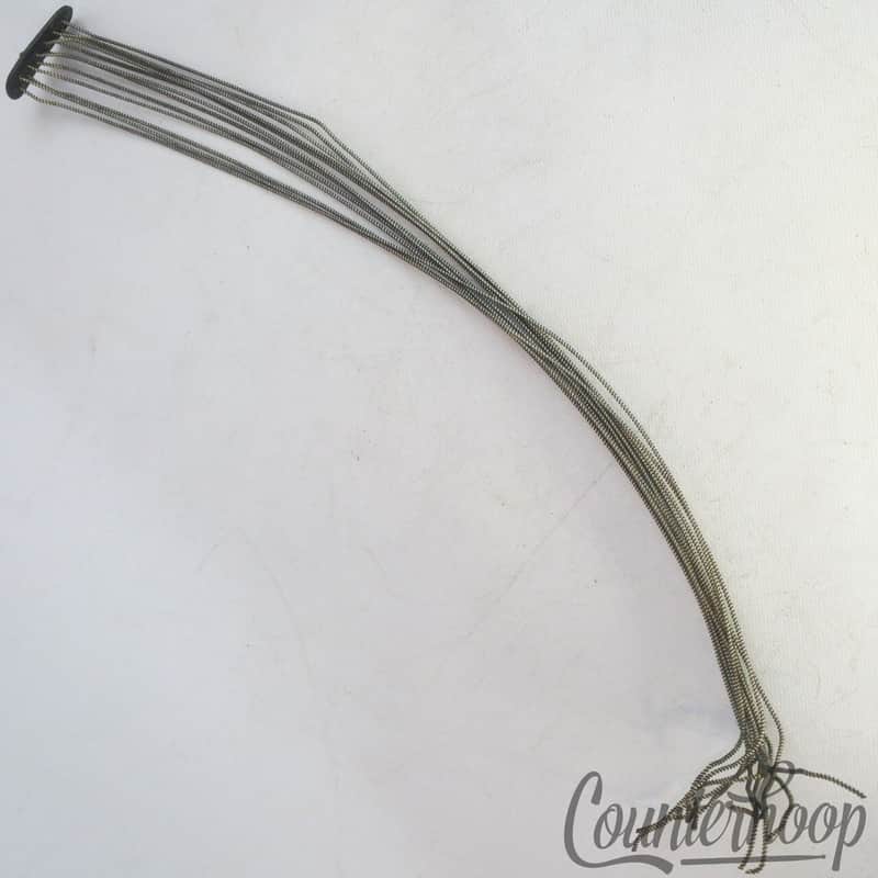 Slingerland 14"12-Strands Snare Drum Coiled Metal/Cloth Wires+Leather Butt Plate image 1