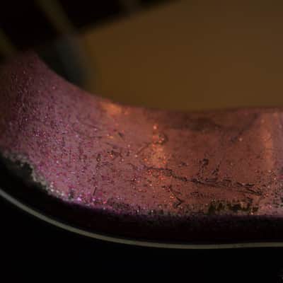 American Fender Telecaster Custom Heavy Relic Pink Gold Sparkle Colorshift! image 22