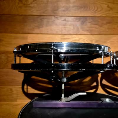 Remo Set 12" and 14" including stand 1990s - Chrome and black image 6