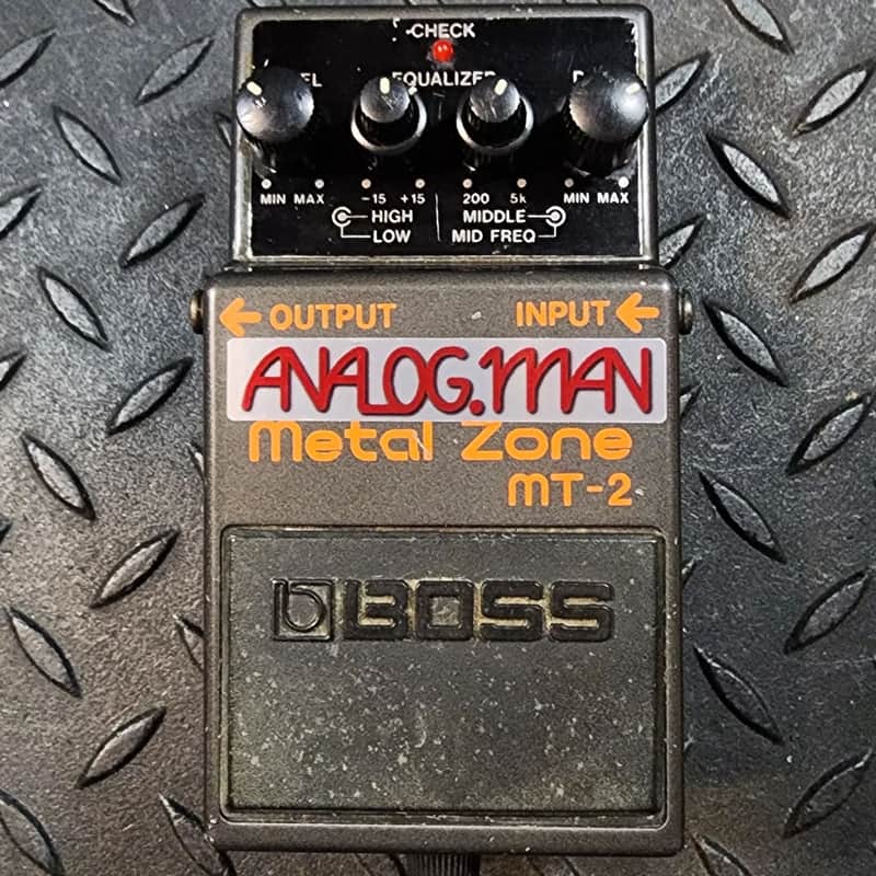 Boss Modded MT-2 Metal Zone Analogman Pro Mod Metal Distortion image 1