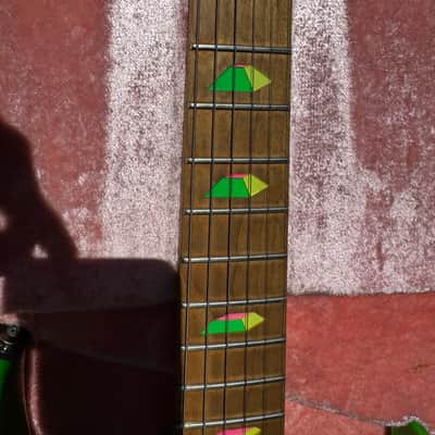 Ibanez JEM777-LG Steve Vai Signature with Edge Tremolo 1987 - 1988 - Loch Ness Green image 11