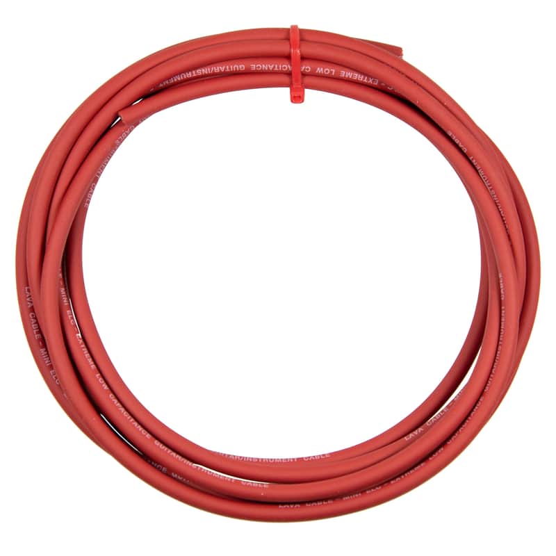 Lava Cable LCMELC-RD Mini ELC Cable - Cherry Red - 27.5-Feet image 1