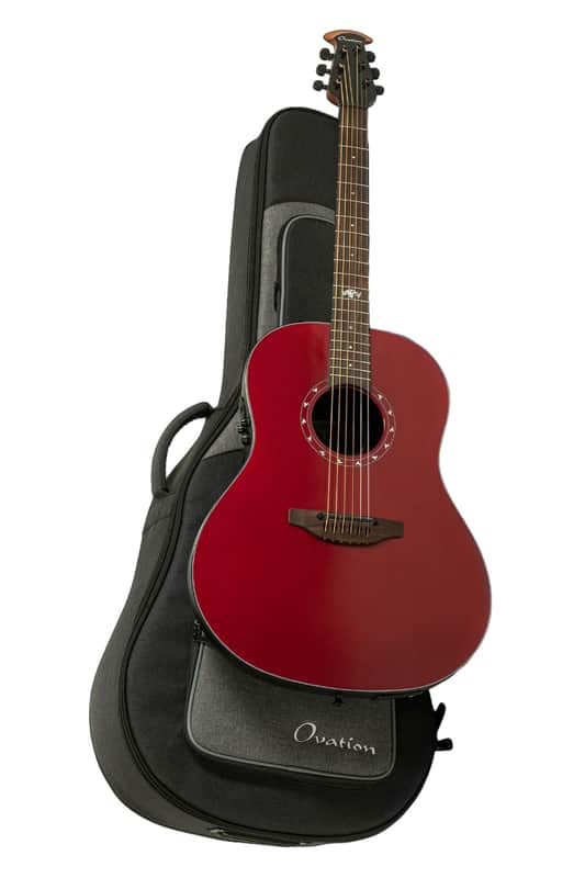 Ovation 1516VRM Ultra Series Solid Spruce Top Mid-depth Lyrachord Body 6-String Acoustic Electric Guitar w/Soft Case image 1