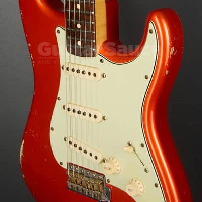 Fender Custom Shop Limited Edition 64 Stratocaster Candy Tangerine Red 2009 Used (COD 29UG) image 6