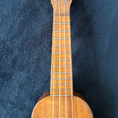 Vintage Royal Hawaiian Solid Koa Soprano Ukulele with Period Case 1920s - 1930s image 3