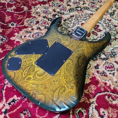 *RARE* 1990 Ibanez RG760 BK-P Black Paisley w/ Matching Headstock, FujiGen Japan MIJ 🔥 image 25