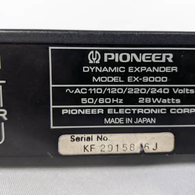 Pioneer EX9000 Dynamic Range Expander Duel Switchable Voltage image 10