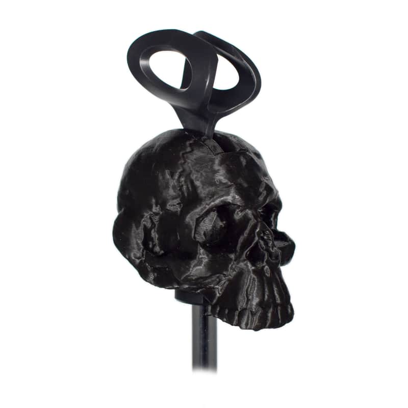 Simean Skull Mic Clip - Large - Black : Universal Microphone Clip Suitable for Most Vocal Mics image 1