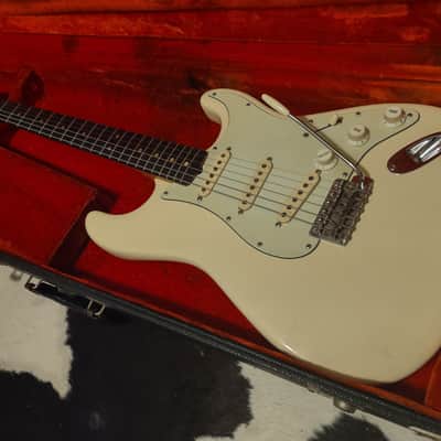 1964 Fender Stratocaster Olympic White Custom Color Body-Only Refin- Ideal Player Strat w/Case! image 2