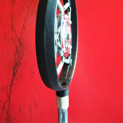 Vintage RARE 1920's / 30's Comet spring carbon Microphone w ring and period stand Shure image 4