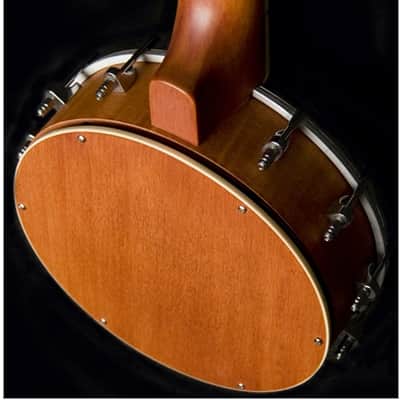 Oscar Schmidt OUB1 Remo Head Mahogany Neck & Back-Side Concert Size 4-String Banjolele Banjo Uke image 4