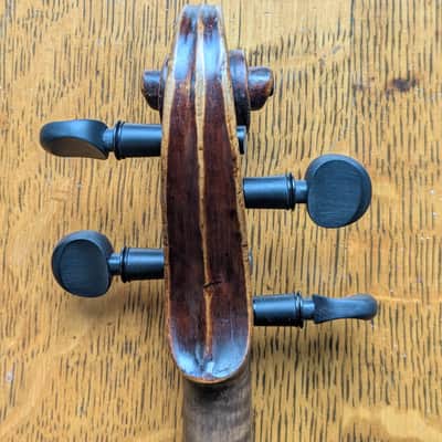 Antique Bohemian fiddle violin Late 1800s - Dark image 5