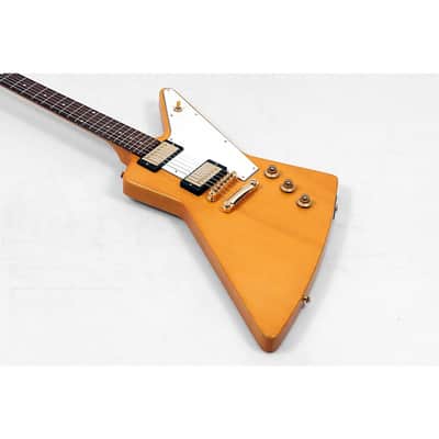 Epiphone 1958 Korina Explorer Outfit Electric Guitar Regular Aged Natural image 3