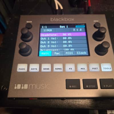 1010 Music Blackbox Desktop Compact Sampling Studio 2016 - Present - Black image 1