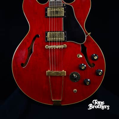 CLEAN & UNFADED! 1968 Gibson ES-345 Cherry image 3