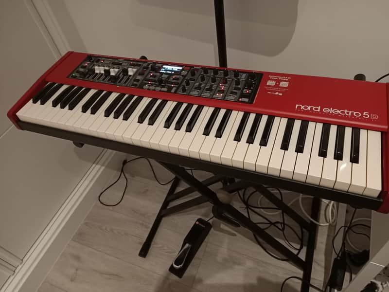 Nord Electro 5D SW61 Semi-Weighted 61-Key Digital Piano 2015 - 2018 - Red image 1