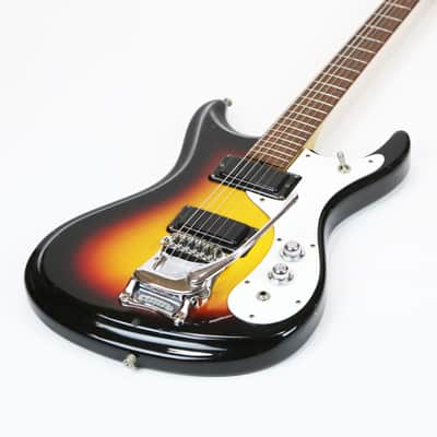 1966 Mosrite The Ventures Model Mark V Vintage Sunburst Electric Guitar- Rare 100% All Original ’66 MK V German Carve Ventures II Bakersfield CA (B180) image 2