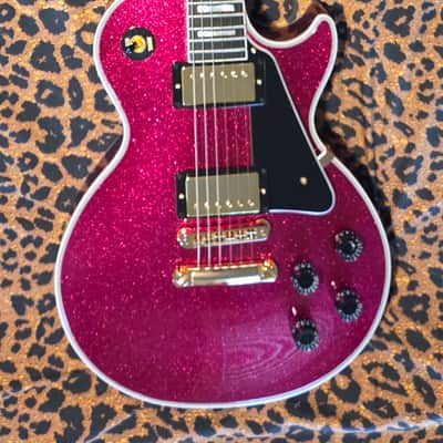 Gibson Custom Shop PSL Les Paul Custom 2024 - Gloss Pink Sparkle image 1