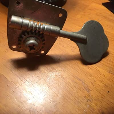 Fender Original Pre CBS Fender bass tuners for precision or jazz bass circa early 1960s image 6
