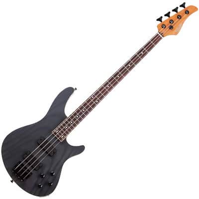 Schecter C-4 Standard 4-String Bass Guitar - Charcoal Satin image 2
