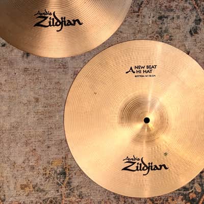 PETER ERSKINE’s HIHATS! Zildjian New Beat 14” Hihats 1073 1331 g Belonged to and Signed By Erskine! Sound Awesome image 4