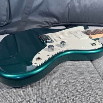 Squier Jazzmaster Electric XII 12 string Paranormal 2024 - Sherwood Green with Upgrades and Fender Gig Bag image 10