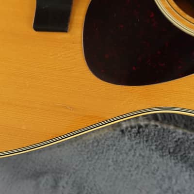 Yamaha FG-201 MIJ Acoustic Guitar w/ Hard Case image 10