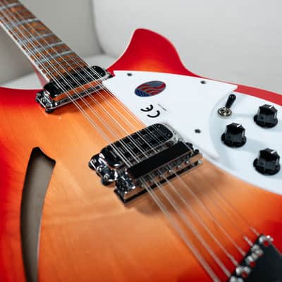Rickenbacker 360/12C63 12-String Semi-Hollow Electric Guitar | Fireglo | Brand New | $95 Worldwide Shipping! image 8