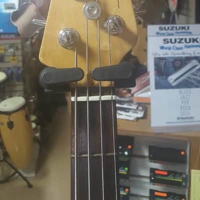 Jay Turser "Music Man Stingray" Style Transparent Red image 3