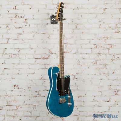 Reverend Reeves Gabrels Signature Guitar Blue Flame Satin w/HSC (USED) image 4