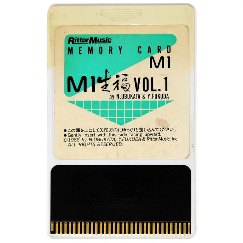 Korg M1 Rittor Music Namafuku Vol. 1 ROM Card Korg M1 & M1R M1-R 1988 image 1
