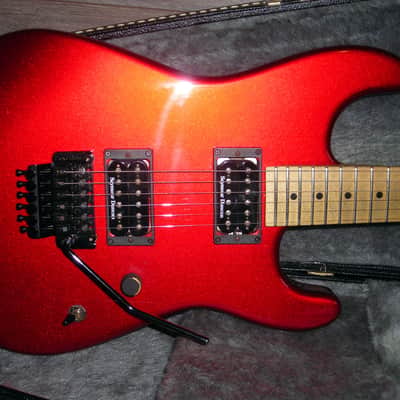 2008 USA Charvel Pro Mod San Dimas Style 1 HH FR Red Sparkle with Case image 5