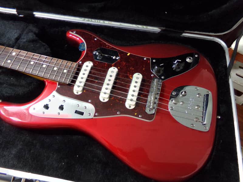 Fender  Limited Edition Parallel Universe Series Jaguar Strat Candy Apple Red 2018