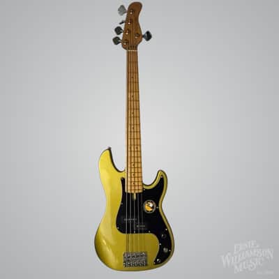 Sire Marcus Miller P5: 4-String Bass Guitar, Maple Fingerboard, Metallic Gold image 5
