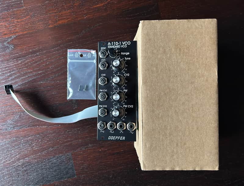 Doepfer A-110-1V Standard VCO Eurorack Module, Vintage Edition - Black image 1