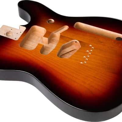 FENDER - Deluxe Series Telecaster SSH Alder Body Modern Bridge Mount  3-Color Sunburst - 0997500700 image 2