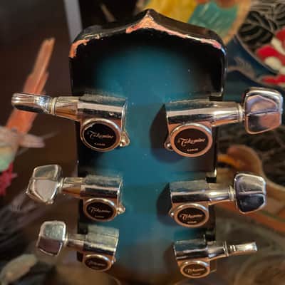 Takamine GX-200 1984 - Blue burst new frets image 9