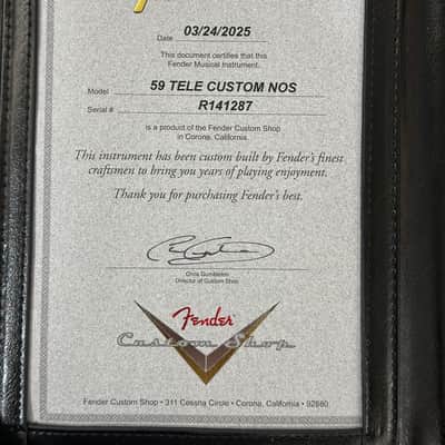 Fender Custom Shop '59 NOS Custom Telecaster 2025 Sherwood Green image 3
