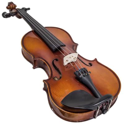 Sky Music Student 14" Viola with Case Brazilwood Bow, Shoulder Rest and Rosin image 4