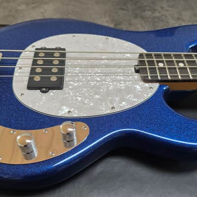 Music Man StingRay Special 4 H USA BRAND NEW! Blue Sparkle NOS! Pro American Bass Guitar image 10