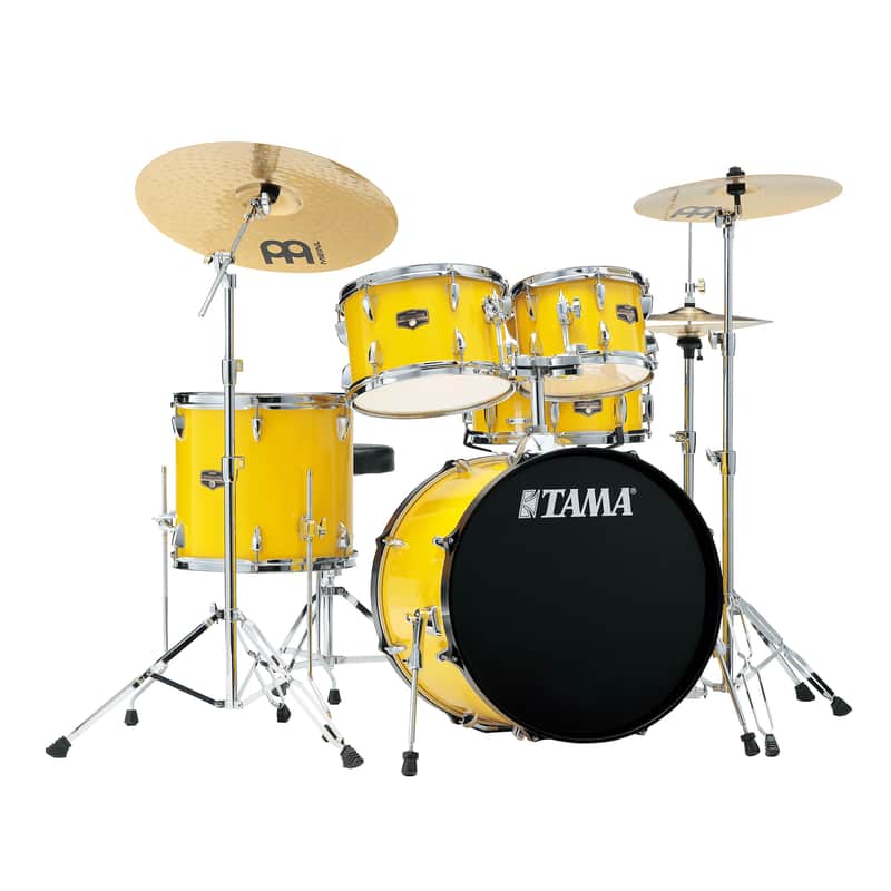 Tama Imperialstar 5-piece Complete Drum Kit w/20" Kick - Electric Yellow image 1
