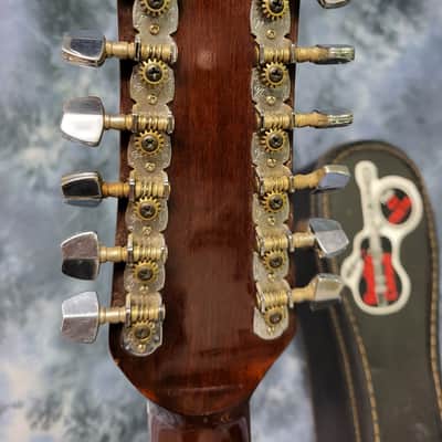Vintage 1988 Epiphone Presentation 12 String Acoustic Guitar Model PR-715-12 Pro Setup New Strings Original Soft Shell Case image 8