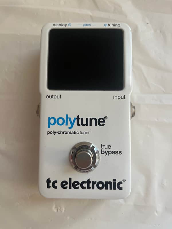 TC Electronic Polytune 3 Mini Polyphonic Tuning Pedal 2019 - Present - White image 1