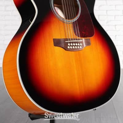 Takamine GJ72CE 12-String Acoustic-Electric Guitar - Brown Sunburst (GJ72CE12BSBd1) image 4