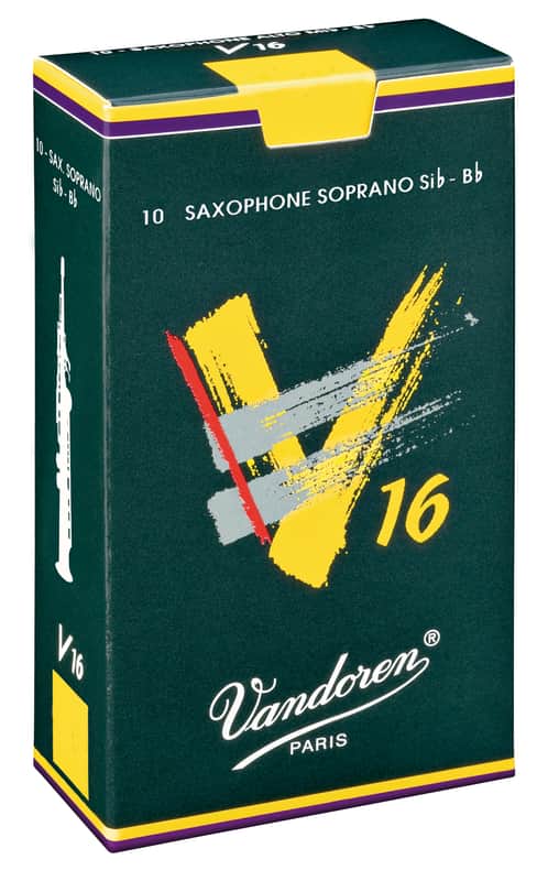 Vandoren SR712 V16 Series Soprano Saxophone Reeds - Strength 2 (Box of 10) image 1